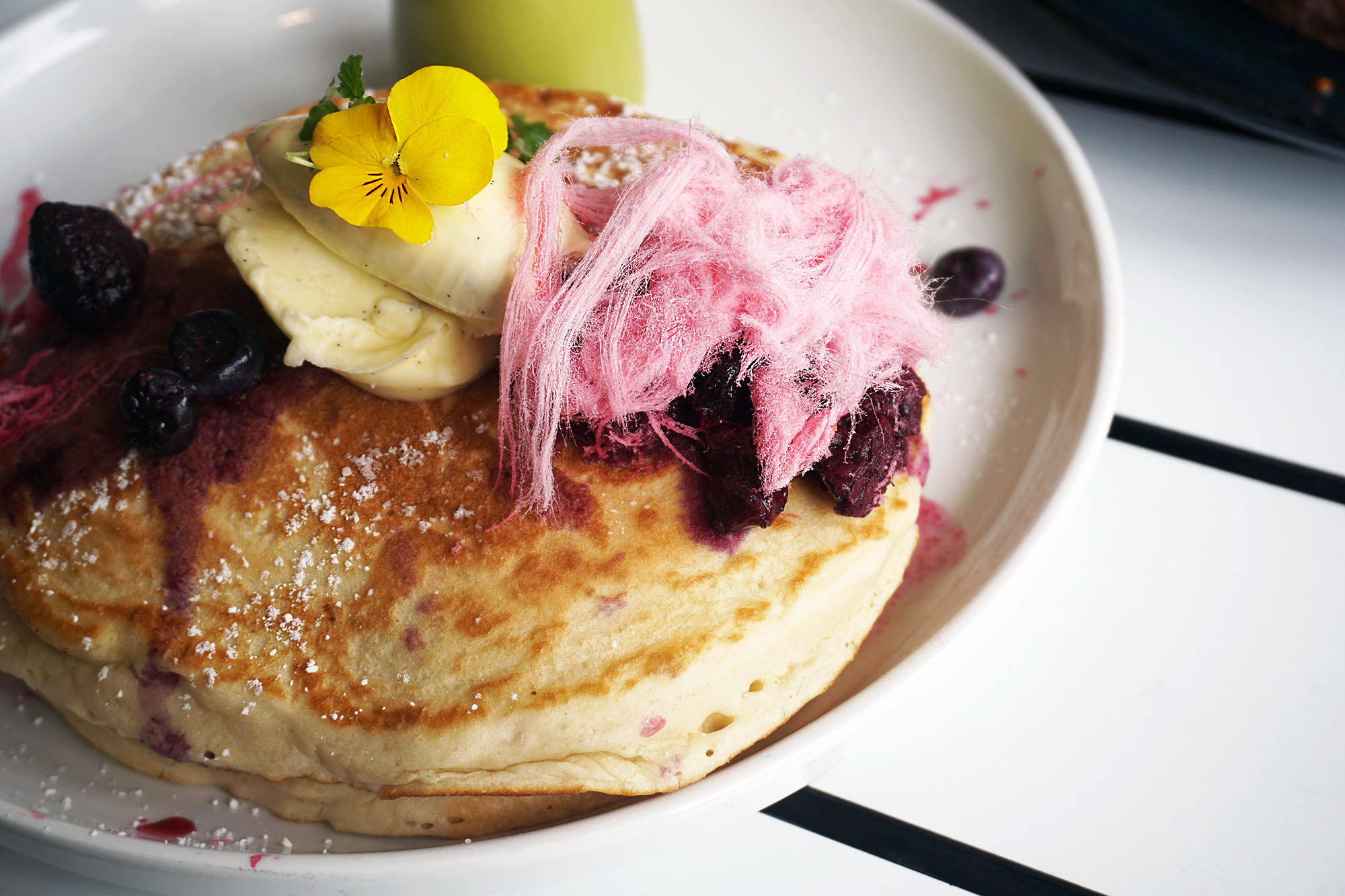 Pancakes with Fairy Floss, Cammeray @ Wild Sage